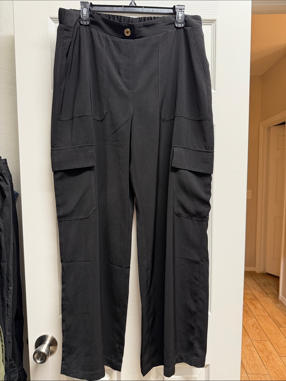 Michael kors Black Cargo Wide-Leg Pants